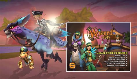 The <strong>Ghulture’s Hoard Pack</strong> is an amazing <strong>Mirage</strong> themed hoard pack with lots of exciting things: from school specific mounts all the way to housing furniture, and just for the regular price of 399 crowns! The Mounts. . Mirage raiders bundle w101